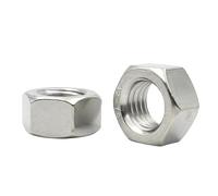 GUIPENG Écrous hexagonaux en acier inoxydable A2-70 304, 1/2/5/10/20/25/30/100 pièces, M1, M1.2, M1.4, M1.6, M2, M2.5, M3, M4, M5, M6, M8, M10, M12, M16, M20, M24(M14 x 2pcs)