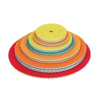 GUIPENG Lot de 1 à 5 disques polissage diamantés secs/humides 7,6 18 cm, for perceuse, ponçage, granit, marbre, quartz, verre, carrelage(2000,3PCS_6 INCHES)