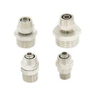 GUIPENG Raccords pneumatiques, raccords d'air PC 4-M5 4 6 8 10 12 14 16 mm, filetage 1/8 3/8 1/2" 1/4", connecteur rapide for tuyaux et tubes(OD 10MM,3/8")