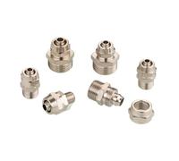 GUIPENG Raccords rapides à torsion rapide PC4-M5 6-01 8-02 1/2, 10 pièces, raccords pneumatiques droits mâles for tuyaux(KL-PC4-M5)