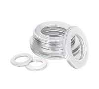GUIPENG Rondelle plate ultra-mince en alliage d'aluminium 6061# M3 M5 M6 M8 M10~ M30, rondelle méson à épaisseur standard(M14x21x1.5 (20pcs))