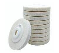 GUIPENG Tampon de polissage en fibre éponge 4 pouces 100 mm grain 60-3000 for la rénovation de pierre (marbre, granit, quartz)(1PC Grit 3000)