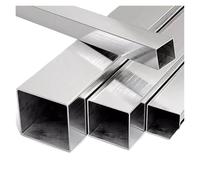 GUIPENG Tube carré en acier inoxydable, tube rectangulaire, petit, grand(Length 100mm,7x7x0.5mm 1pc)