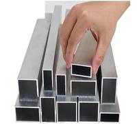 GUIPENG Tube carré rectangulaire en alliage d'aluminium 6063(Length 500mm 1pc,10x15x1mm)