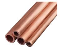GUIPENG Tube rond en cuivre 2 3 4 5 6 7 8 9 10 11 12 13 14 15 16 17 18 19 20 21 mm(Length 100mm,11x0.5mm 10pcs)