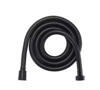 GUIPENG Tuyau de douche en acier inoxydable de 1,5/2/3 m, noir/argent, long tuyau d'extension for pommeau de douche(3M black)