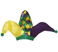 Guirca 13166 Chapeau Clown Joker Giullare Multicolore Adulte