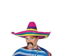 Guirca 13612 - Sombrero Mexicain coloré en paille Taille unique