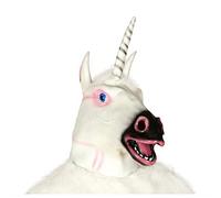 Guirca 2899 Masque Licorne en Latex Blanc