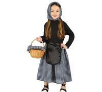 Guirca 42460.0 Multibrand Infantil Child's Castanera Costume, Black/White, S1-(5/6A)