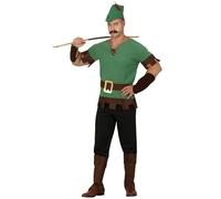 Fiestas Guirca Costume Bandido del Bosque – Veste, Ceinture, Chapeau – Adulte (48-50/M)
