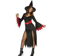 Guirca 84277 Déguisement Adulte Bruja Red Witch T/38-40, Multicolore, Divers