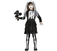 Guirca 85800 Skeleton Bride Enfant Taille 10-12 Ans