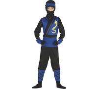 Guirca 87475.0 Déguisement de ninja bleu, taille 7-9 ans