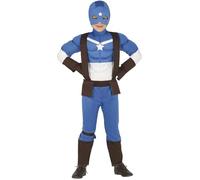 Guirca-88407 Déguisement 7-9 Ans Capitan Superheroe, Multicolore (88407)