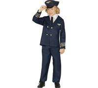 GUIRCA- Accesorios Enfant Déguisement Pilote aérien, Garçon, Uni, 81382.0, Multicolore, 7-9 años