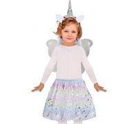 Guirca Bandeau Licorne Ailes et Tutu Enfant Set One Size