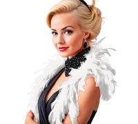 Guirca- Bouée économique en Plume véritable 180 cm, 16343, Blanc, Taglia Unica