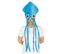 Chapeau calamar bleu adulte
