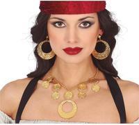Guirca Collier en métal et boucles d'oreilles One Size