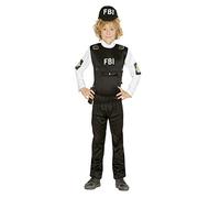 Déguisement Fbi Enfant 7 À 9 Ans (125-135 Cm) Noir