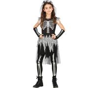 Guirca Costume de fille crâne 5-6 ans 5-6 ans