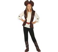 Guirca Costume de pirate des sept mers Pour les filles 7-9 ans 7-9 ans