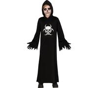 Guirca Costume Garçon Avec Capuche Et Tête De Mort 7-9 Years 7-9 Years