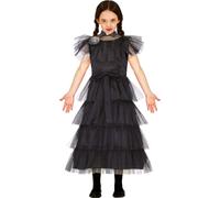 Guirca Costume gothique de reine de la nuit pour fille 7-9 ans 7-9 ans