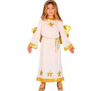 Guirca Déguisement d'ange avec étoiles pour enfants