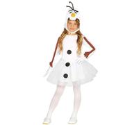 Guirca Déguisement de Bonhomme de Neige avec Tutu pour Fille