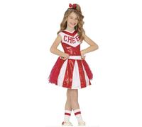 Déguisement - Pom-pom girl - Rouge - 5-6 ans - Robe à paillettes 10-12 ans