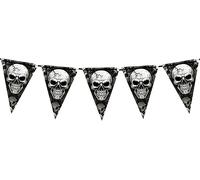 Guirca Fanion Têtes de mort Papier 20x30 Cm 300 Cm One Size