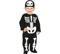 GUIRCA FESTAS GUIRCA Costume de squelette pour fille pour déguisement d'horreur (2 ans) GUIRCA