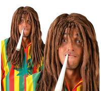 Guirca Fêtes gui4858 - Marron Perruque Rasta (Box conteneurs)