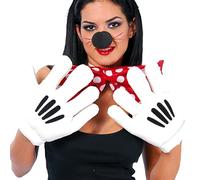 Guirca Fiestas GUI16579 Gants pour Mickey Mouse, Personnages, Dessins Animés, Taille Unique
