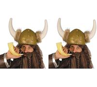 Guirca Fiestas GUI16632 Corne de Viking 24 cm (Lot de 2)