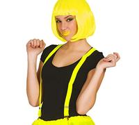 Bretelles Jaunes Fluorescent (Taille Unique) Multicolore