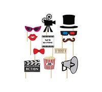 Guirca Fiestas GUI7205 Lot de 12 photocall cinéma