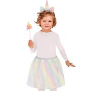 Guirca Frontal Licorne Baguette Et Tutu Pour Enfants One Size