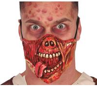 Guirca Latex Sang Crâne Demi-masque One Size