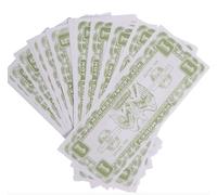 Guirca Lot de Billets Dollari Imitation Blanc/Vert