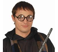 Guirca Lunettes Rondes Monture Noire Harry Potter, Noir, 16232
