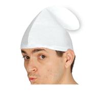 Guirca - Nano 13953 Chapeau Schtroumpf pour Adultes Blanc Taille Unique
