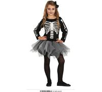 GUIRCA PARTIES Costume de squelette avec tutu pour enfants. GUIRCA Tranche d'âge : +5 ans