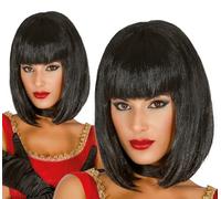 Guirca - Perruque crinière courte noire en boîte, U (4666.0)