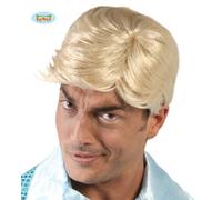 Guirca- Perruque homme blond en boîte, taille unique (4887.0) GUIRCA Tranche d'âge : +3 ans