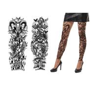 Guirca Tatouages gothiques sataniques collants (TU)
