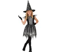 Guirca Toile d'araignée Costume de sorcière 7-9 ans 7-9 ans
