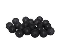 Guirlande 20 Boules Led Noire Noir